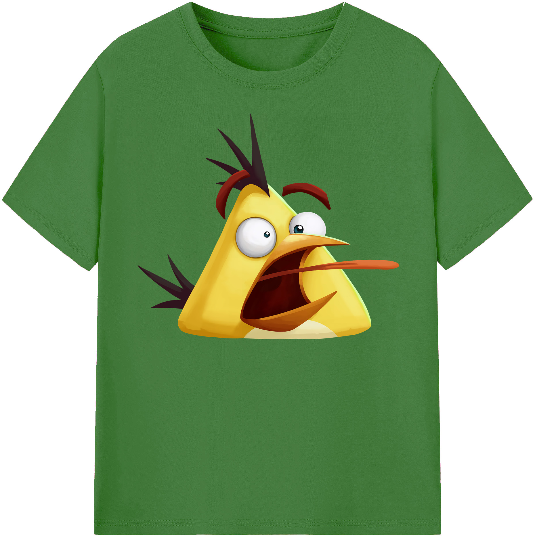 （画像用） Angry Birds アングリーバード レディースカジュアルプリントTシャツ（綿100％）
